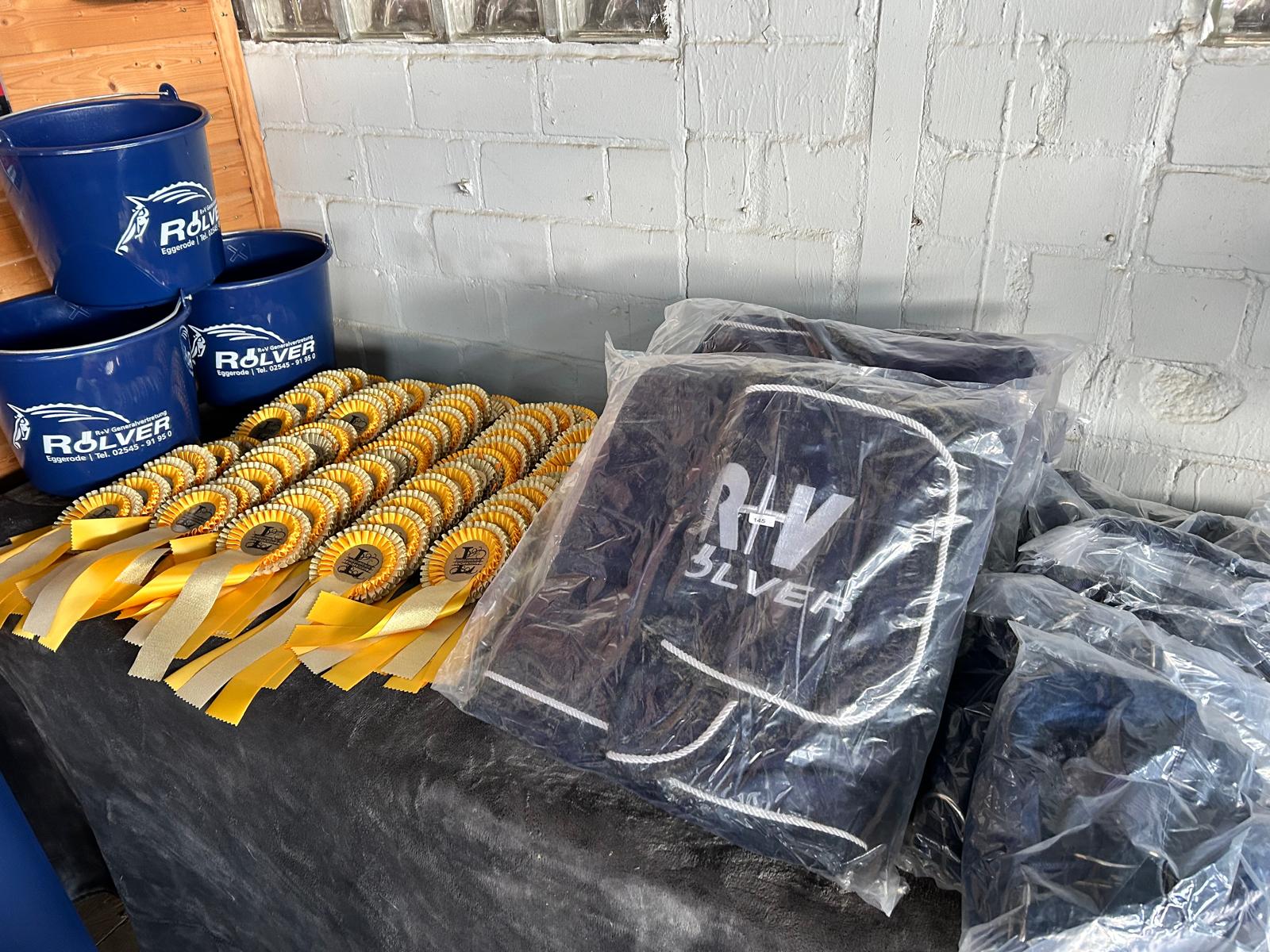 Reitsportzentrum Lichtenholz e. V. – QHP Ornament-Fleece-Kühldecke, Reiter auf Pferd