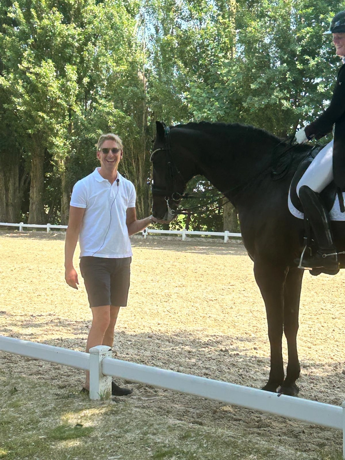 Reitsportzentrum Lichtenholz e. V. – Mann mit Pferd