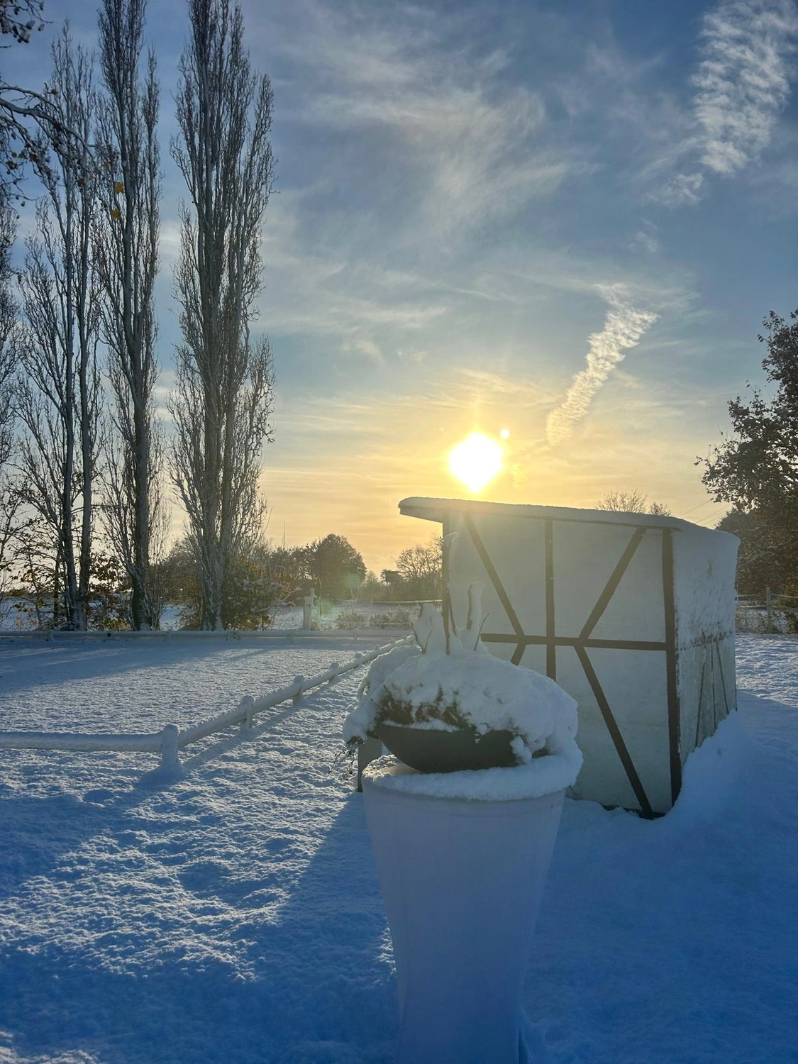 Reitsportzentrum Lichtenholz e. V. – Winterschnee